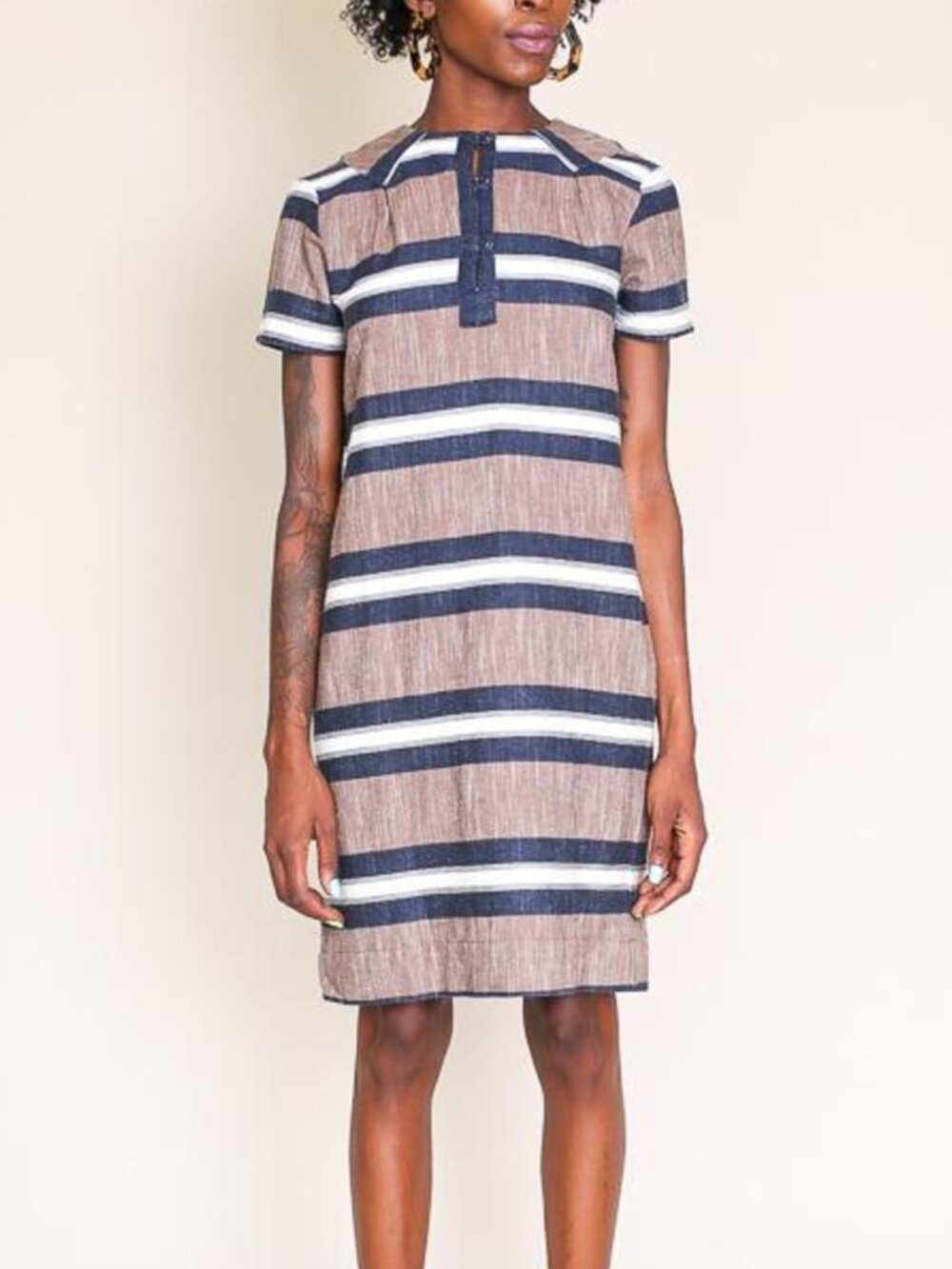 Ace & Jig Billie Jean Shift Dress in Captain